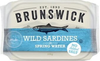 Coles Brunswick Sardines 106g offer