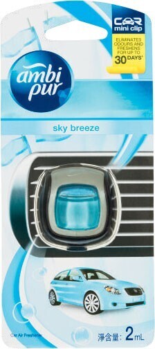 Coles Ambi Pur Car Mini Clip Air Freshener 2mL offer