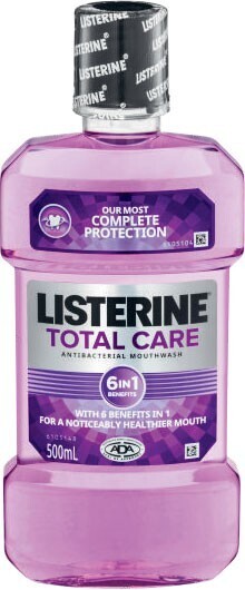 Coles Listerine Total Care Mouthwash 500mL offer