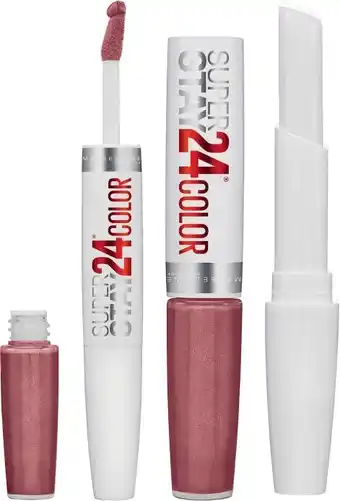 Coles Maybelline SuperStay 24HR 2-step Lipcolor 1 Each offer