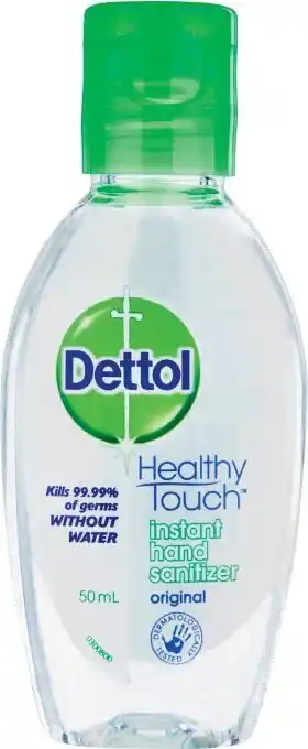 Coles Dettol Instant Refresh Hand Sanitiser Clip 50mL offer
