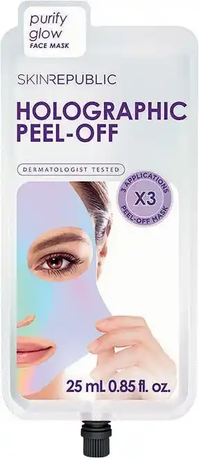 Coles Skin Republic Pink Holographic Peel Off Mask 25mL offer