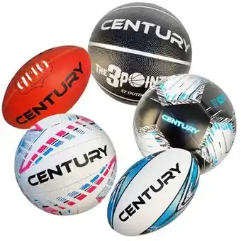 Coles Century Sports Ball Assortment offer