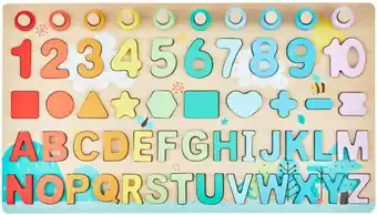 Children’s Wooden Stacking & Counting Puzzle
