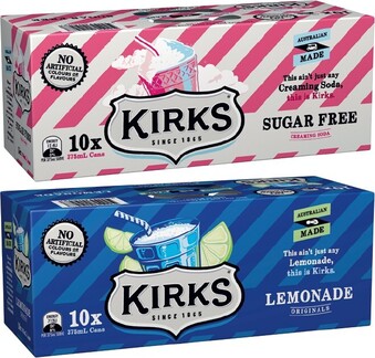 IGA Kirks 10x375mL Selected Varieties offer