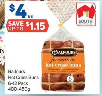 Foodland Balfours Hot Cross Buns offer