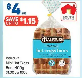 Foodland Balfours Mini Hot Cross Buns offer