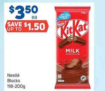 Foodland Nestlé Blocks offer
