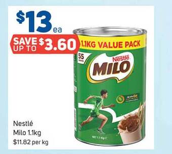 Foodland Nestlé Milo offer