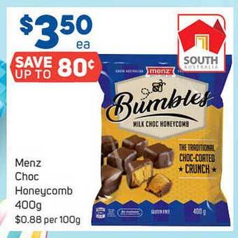 Foodland Menz Choc Honeycomb offer