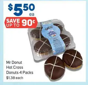 Foodland Mr Donuts Hot Cross Donuts offer