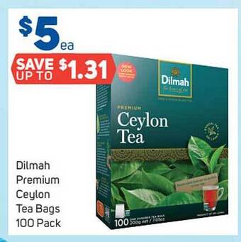 Foodland Dilmah Premium Ceylon Tea Bags offer