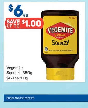 Vegemite Squeezy