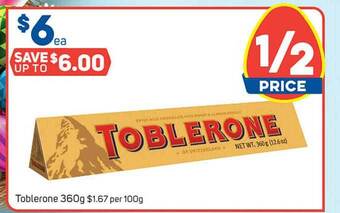 Foodland Toblerone offer