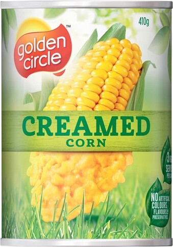 IGA Golden Circle Creamed Corn or Kernels 410g offer