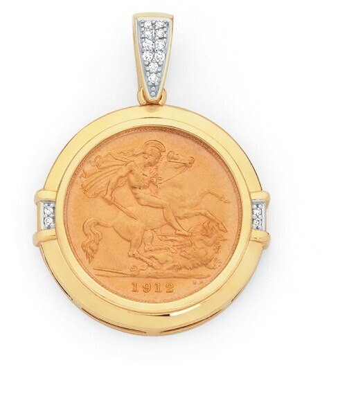 Prouds deals sovereign pendant