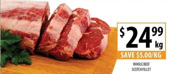 Supabarn Whole Beef Scotch Fillet offer