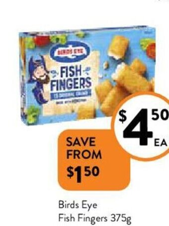 Birds Eye Fish Fingers 375g