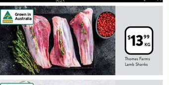 Foodworks Thomas Farms Lamb Shanks offer