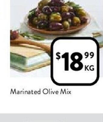 Foodworks Marinated Olive Mix offer