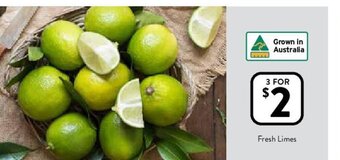 Foodworks Fresh Limes offer