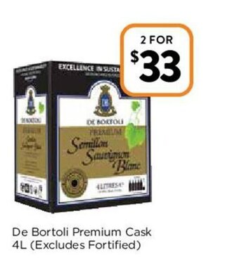 De Bortoli Premium Cask 4L (Excludes Fortified)