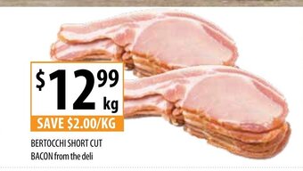 Supabarn Bertocchi Short Cut Bacon from The Deli offer