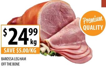 Supabarn Barossa Leg Ham off The Bone offer