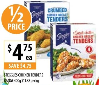 Supabarn Steggles Chicken Tenders Range 400g offer