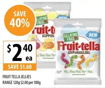 Supabarn Fuit Tella Jellies Range 120g offer