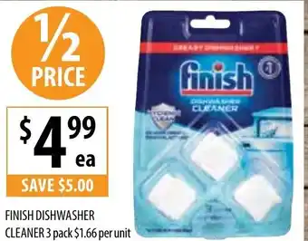 Supabarn Finish Dishwasher Cleaner 3 Pack offer