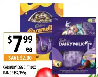 Supabarn Cadbury Egg Gift Box Range 152/193g offer