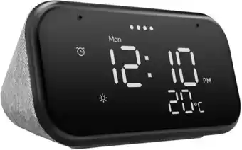 Officeworks Lenovo Smart Clock Essential with Google Assistant offer