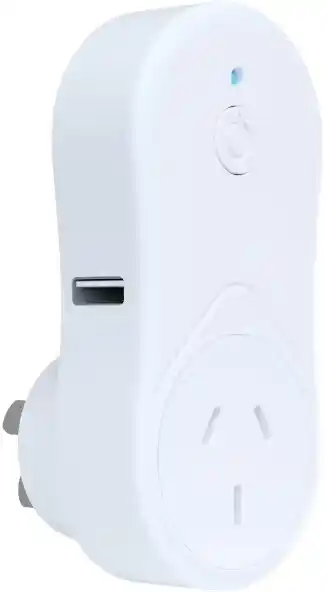Officeworks Brilliant Smart WiFi Plug Series II with USB Charger offer