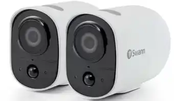 Officeworks Swann 2 Pack Xtreem® Wireless Security Camera offer
