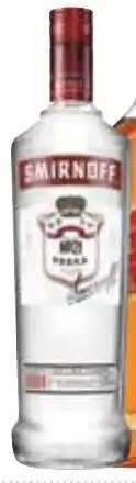 Supabarn Smiroff Red Label Vodka offer