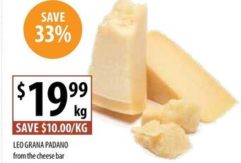 Supabarn Leo Grana Padano from The Cheese Bar offer