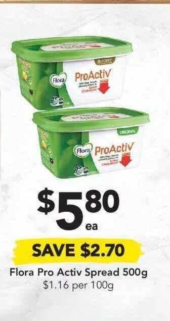 Drakes Flora Pro Activ Spread offer
