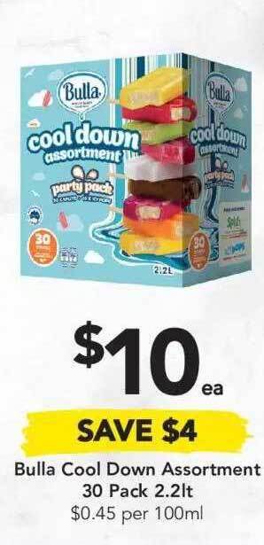 Drakes Bulla Cool Down Assortment offer