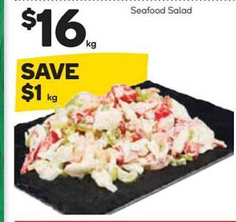 Woolworths Seafood Salad offer