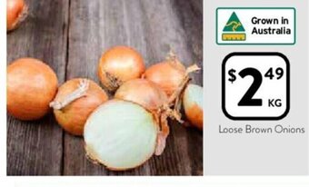 Foodworks Loose brown onions offer