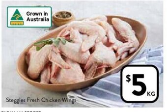 Foodworks Steggles fresh chicken wings offer