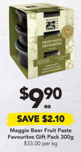 Drakes Maggie beer fruit paste favourites gift pack 300g offer