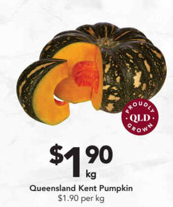 Drakes Queensland kent pumpkin offer