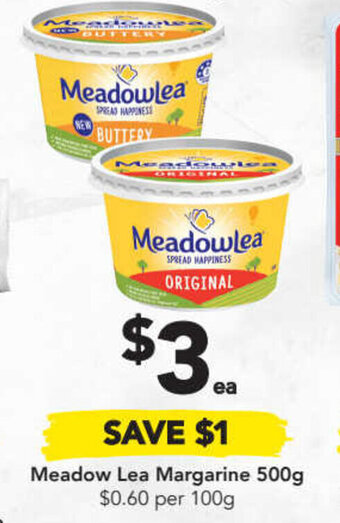 Drakes Meadow lea margarine 500g offer