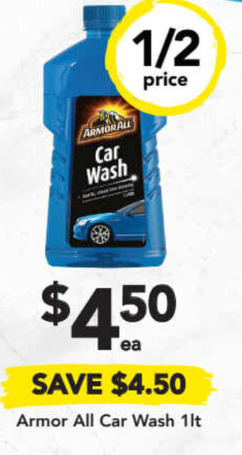Drakes Armor all car wash 1lt offer