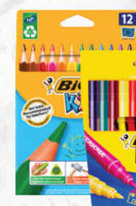 Drakes Bic colour pencil triangle 12 pack offer
