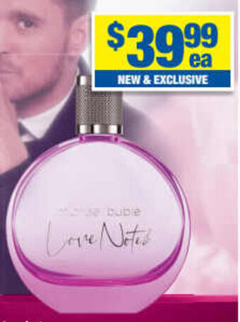 My Chemist Michael Buble Love Note 100ml edp offer