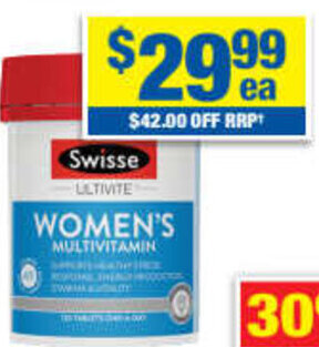 My Chemist Swisse Ultivite Women's Multivitamin 120 Tablets offer