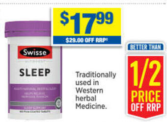 My Chemist Swisse Ultiboost Sleep 100 Tablets offer